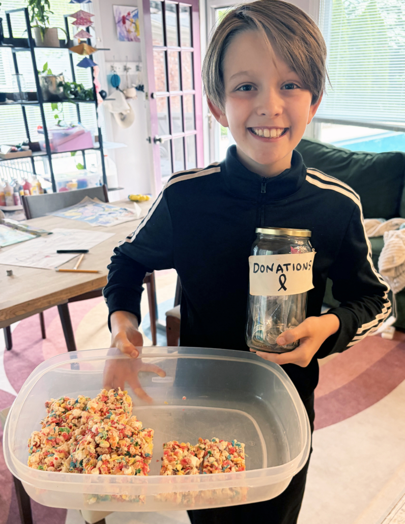 Finn’s Story | Young Volunteer’s Bake Sale Supports Families Impacted by Cancer at Gilda’s Club Kentuckiana